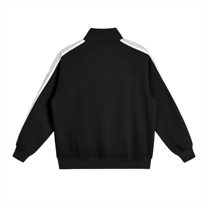 VNTGE Striped Sweater Jacket
