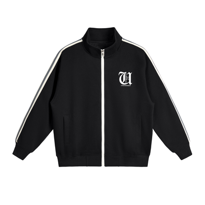 VNTGE Striped Sweater Jacket