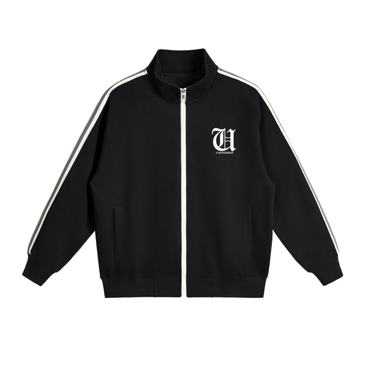VNTGE Striped Sweater Jacket